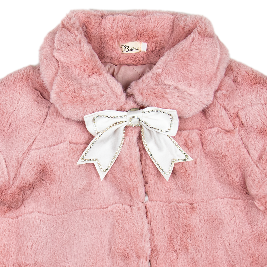 Pelsjakke sløyfe Amelia