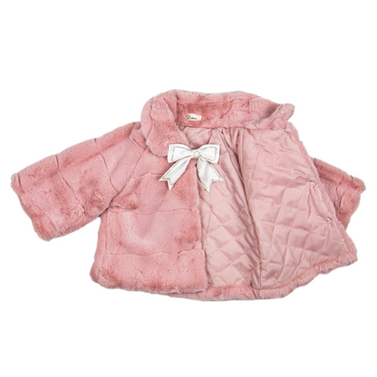 Pelsjakke sløyfe Amelia