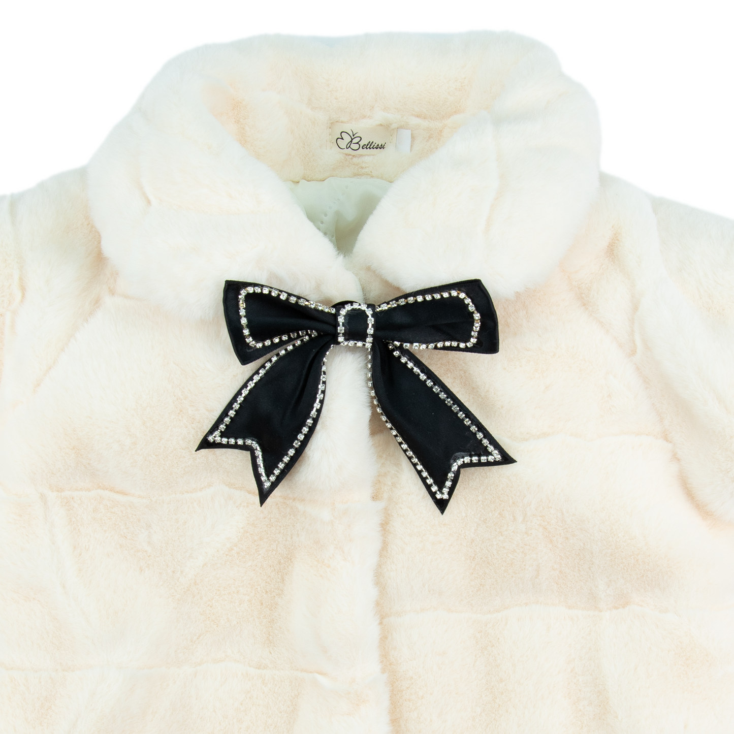 Pelsjakke sløyfe Amelia