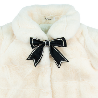 Pelsjakke sløyfe Amelia