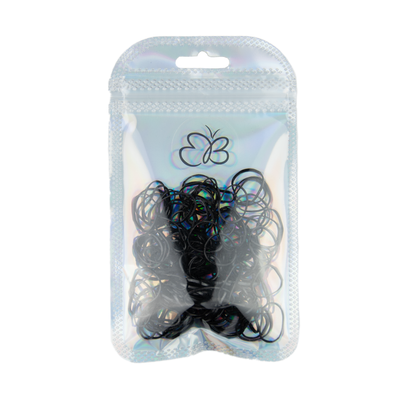 Hårstrikk silikon 150stk small