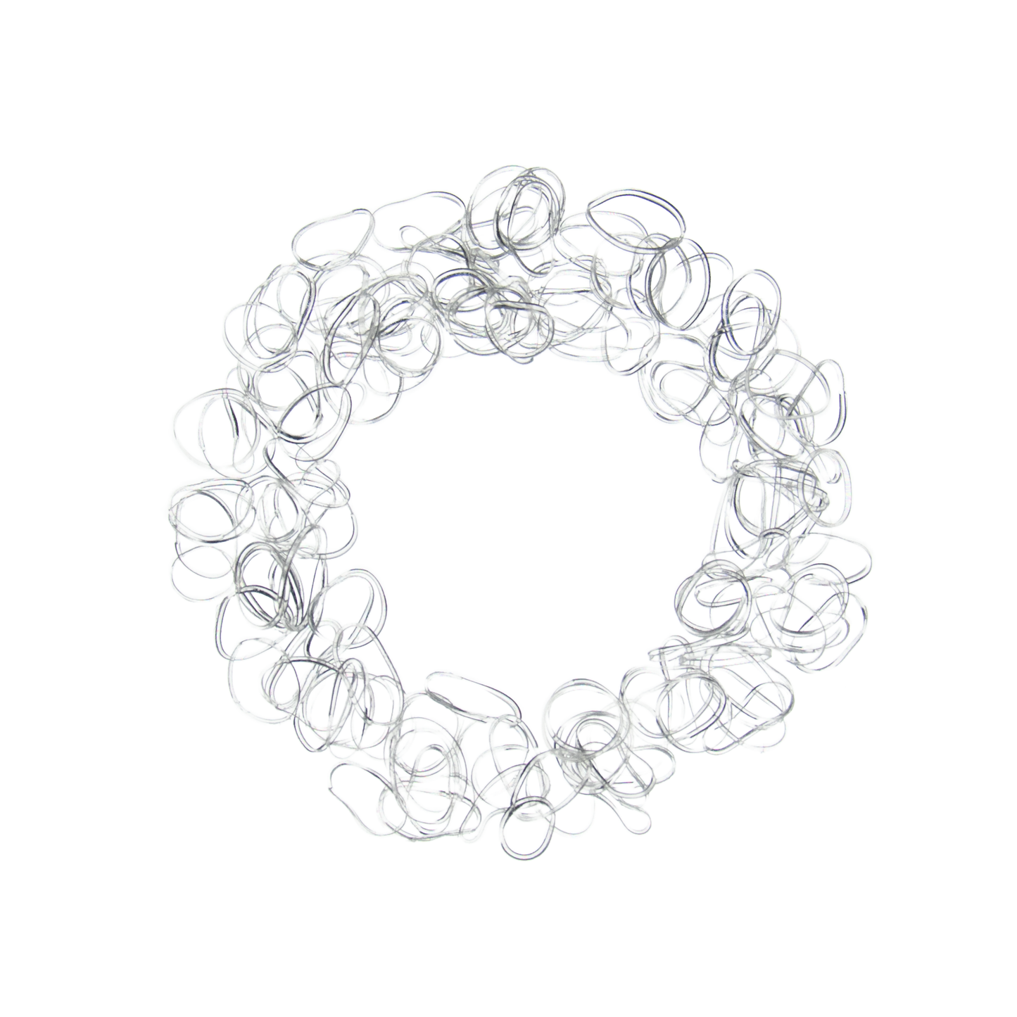 Hårstrikk silikon 150stk small