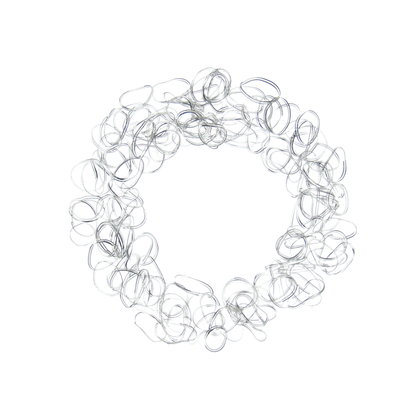 Hårstrikk silikon 150stk small