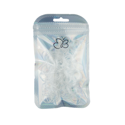 Hårstrikk silikon 150stk small