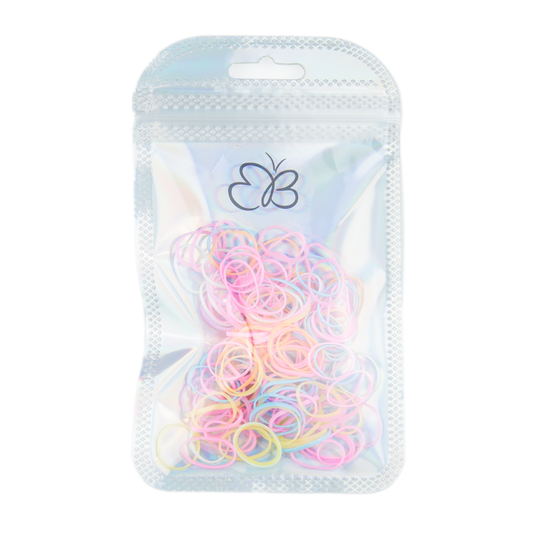 Hårstrikk silikon 150stk small