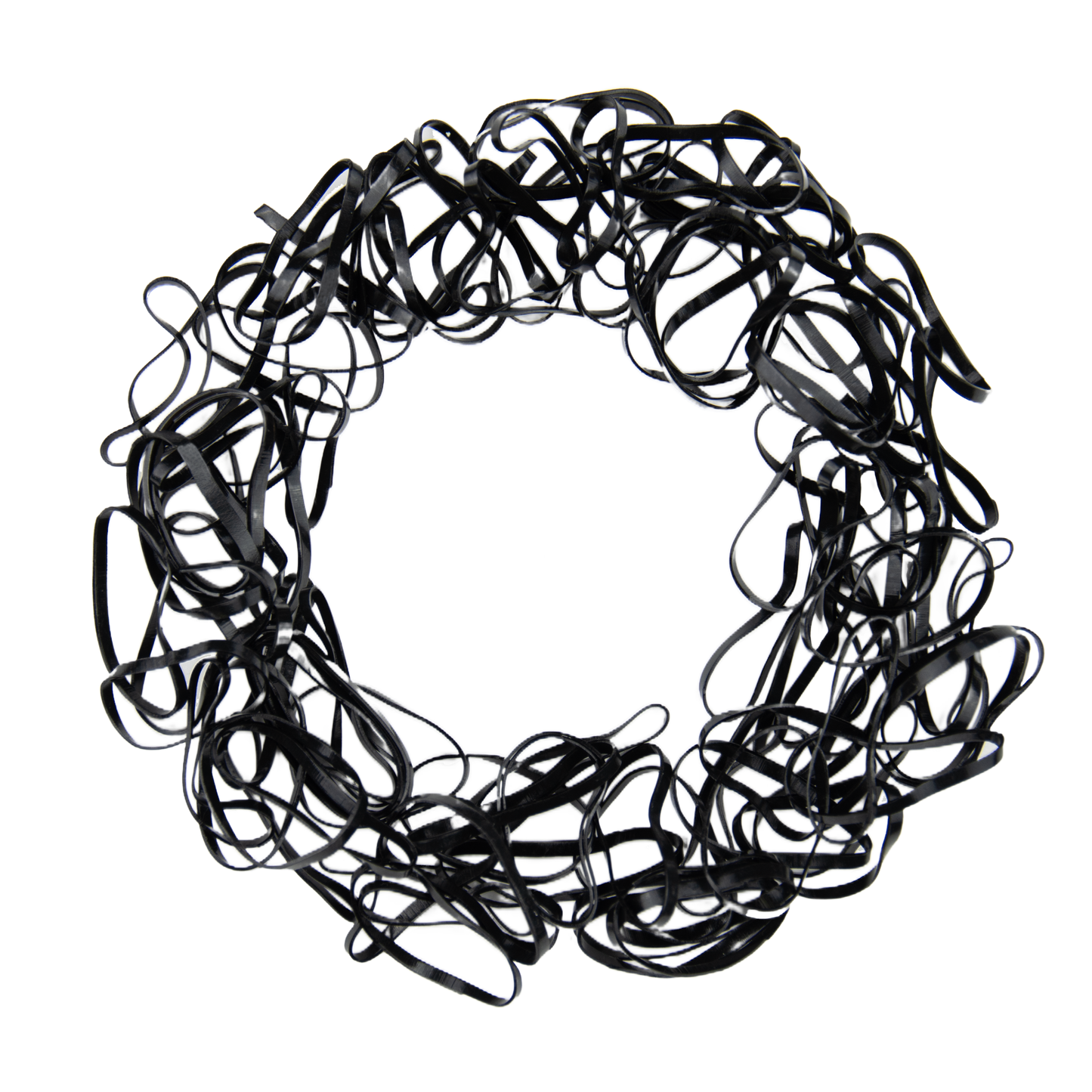 Hårstrikk silikon 100stk medium