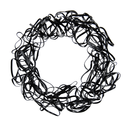 Hårstrikk silikon 100stk medium