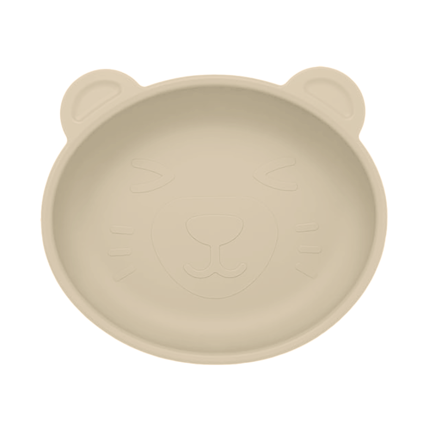 Pure matskål løve silikon