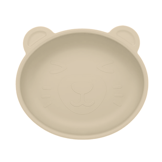 Pure matskål løve silikon